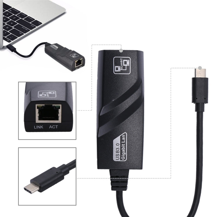 USB-C to RJ45 Gigabit Ethernet Adapter for Gaming PC