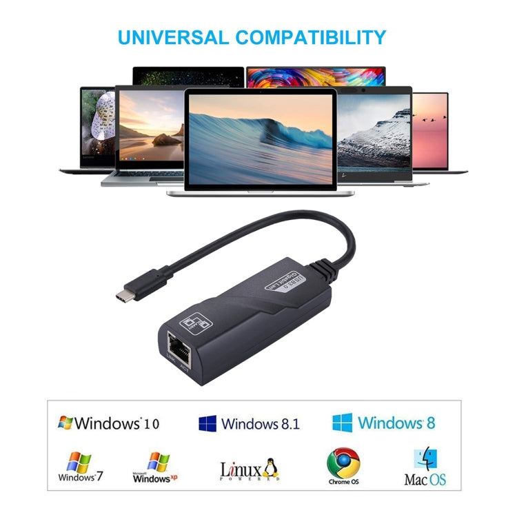 USB-C to RJ45 Gigabit Ethernet Adapter for Gaming PC