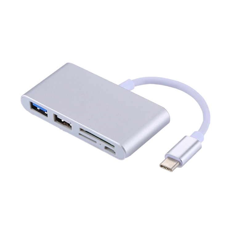 Adaptateur 5 en 1 : Lecteur de cartes USB-C pour PC et