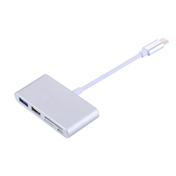 Adaptateur 5 en 1 : Lecteur de cartes USB-C pour PC et
