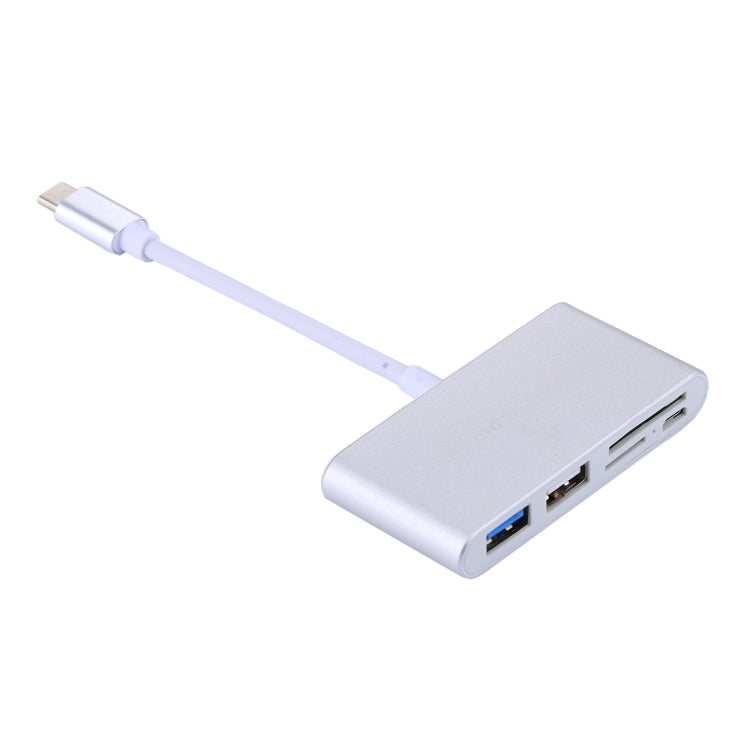 Adaptateur 5 en 1 : Lecteur de cartes USB-C pour PC et