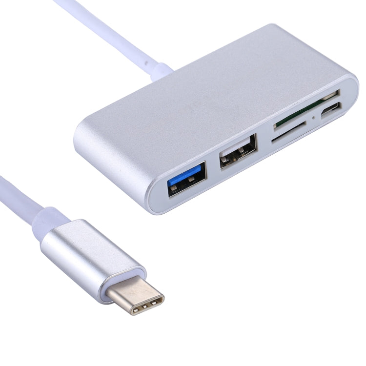 Adaptateur 5 en 1 : Lecteur de cartes USB-C pour PC et