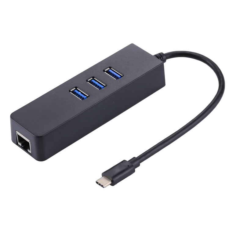 HUB USB-C vers 3 Ports USB 3.0 et Ethernet Gigabit