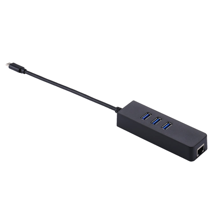 HUB USB-C vers 3 Ports USB 3.0 et Ethernet Gigabit