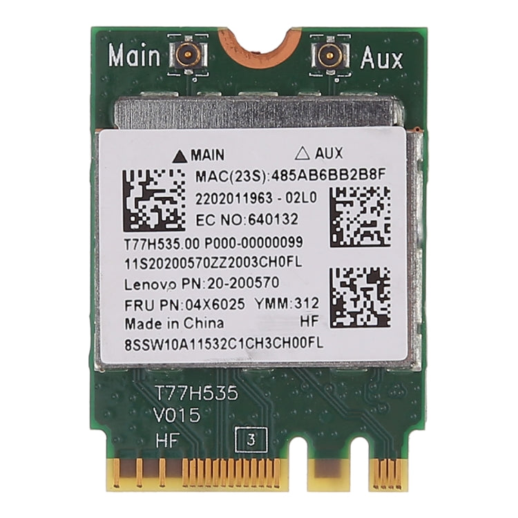 Carte WiFi Bluetooth RTL8723BE pour PC Lenovo E450 E550