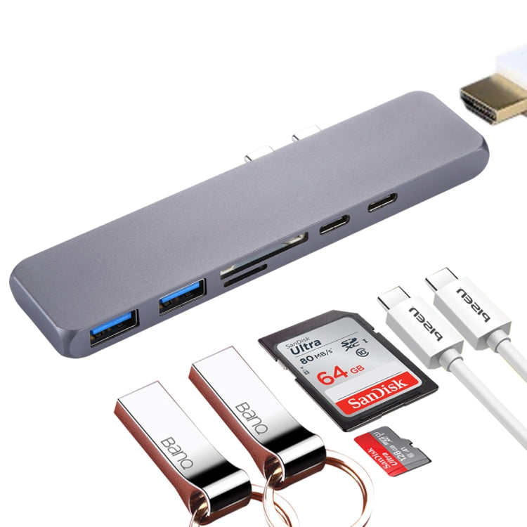 Multifunctional USB-C to Gaming PC Adapter in Aluminum