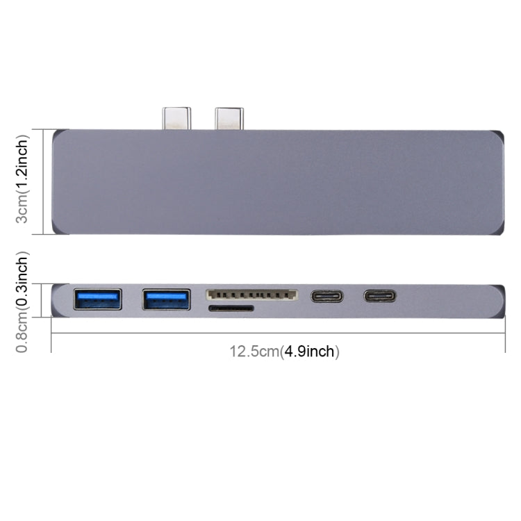 Adaptateur USB-C multifonction pour PC gaming en aluminium