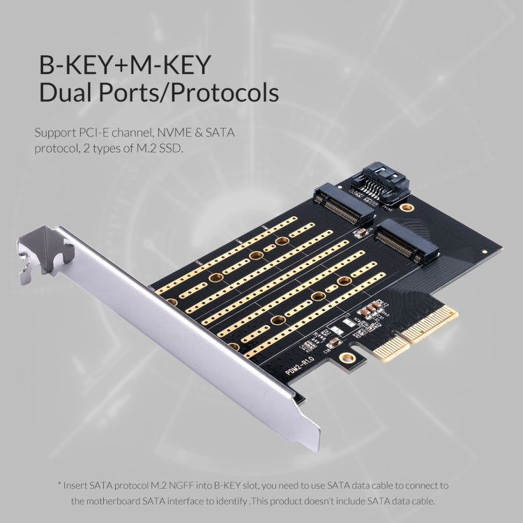 Carte d'extension ORICO M.2 NVMe pour PC Gaming PCI-E 3.0 X4