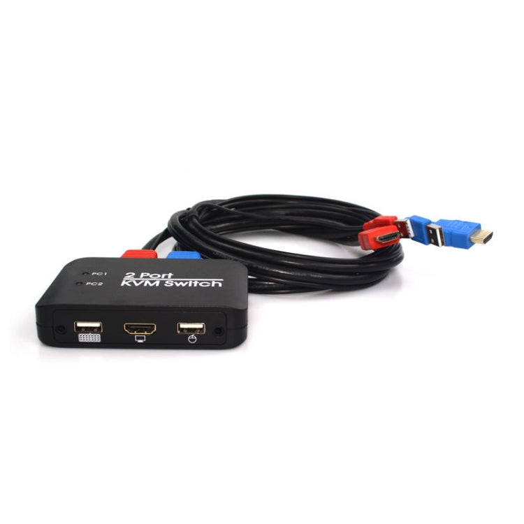 USB 2.0 + HDMI 2-Port KVM Switch