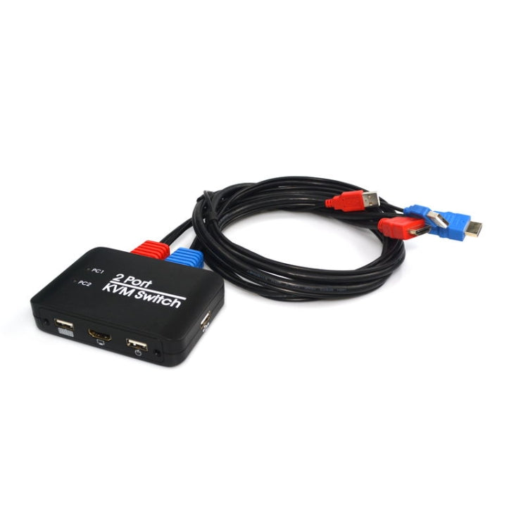 USB 2.0 + HDMI 2-Port KVM Switch