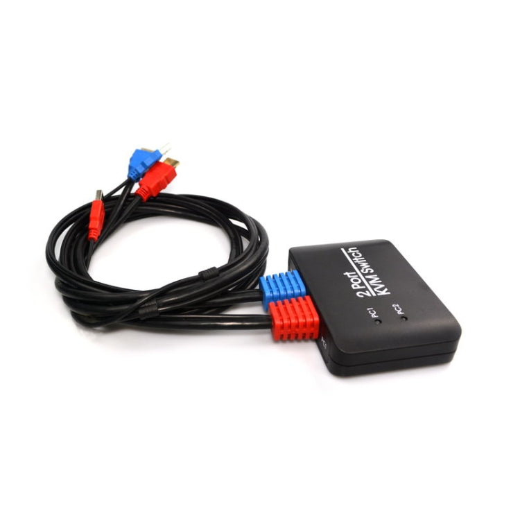 USB 2.0 + HDMI 2-Port KVM Switch