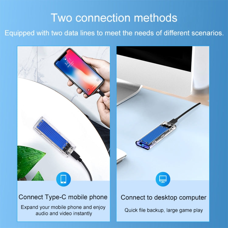 ORICO TCM2M-C3 Dual Protocol M.2 SSD Enclosure
