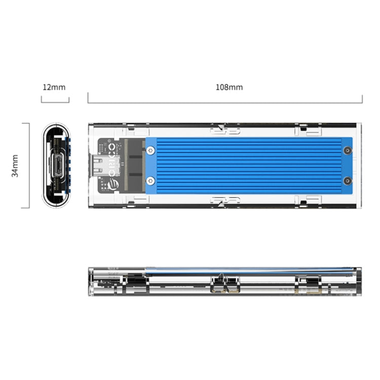 ORICO TCM2M-C3 Dual Protocol M.2 SSD Enclosure