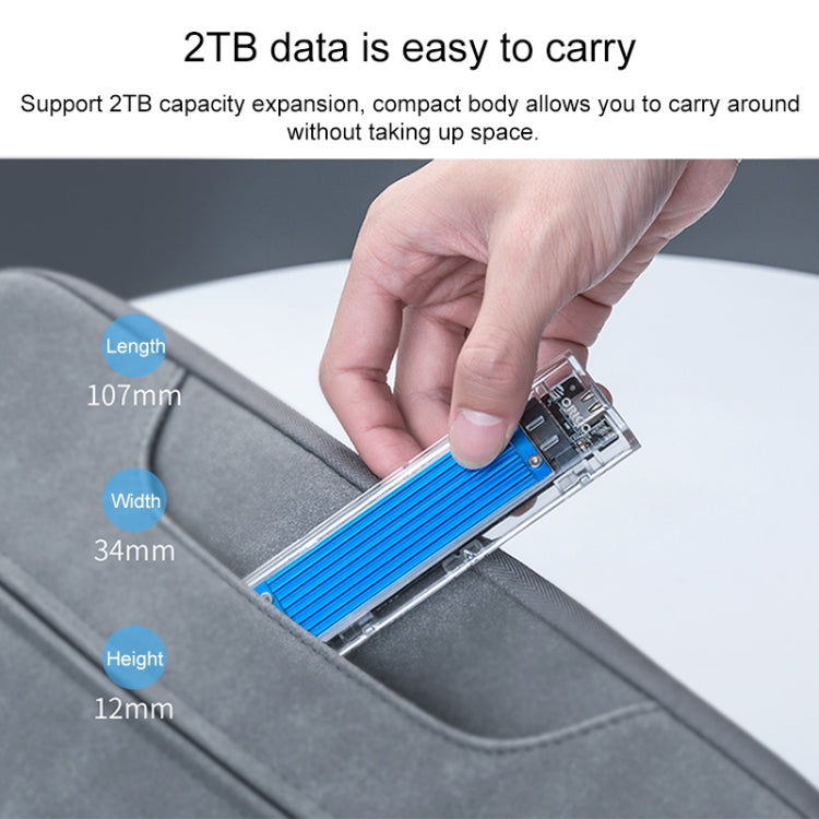 ORICO TCM2M-C3 Dual Protocol M.2 SSD Enclosure