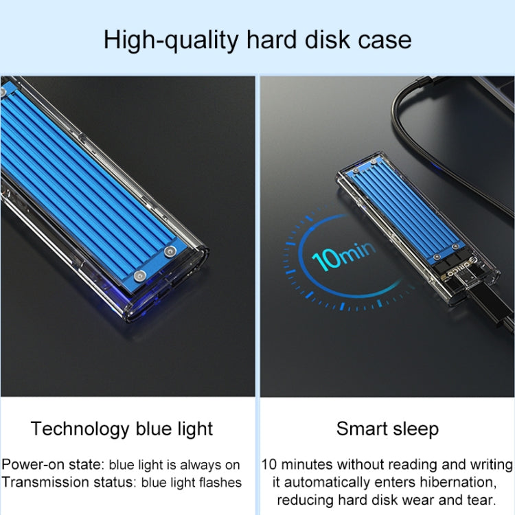 ORICO TCM2M-C3 Dual Protocol M.2 SSD Enclosure