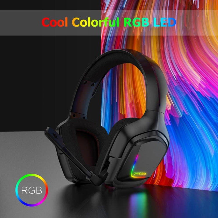 Casque de jeu ONIKUMA K20 avec microphone LED pour PC et PS4