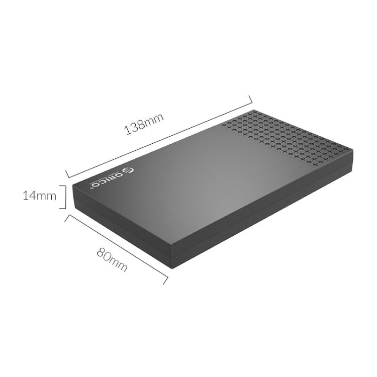 ORICO 2526C3 Boîtier de disque dur portable USB-C / Type-C 2,5 pouces