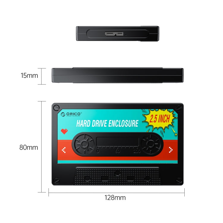 Boîtier Disque Dur USB 3.0 2,5" ORICO pour Gaming Mobile