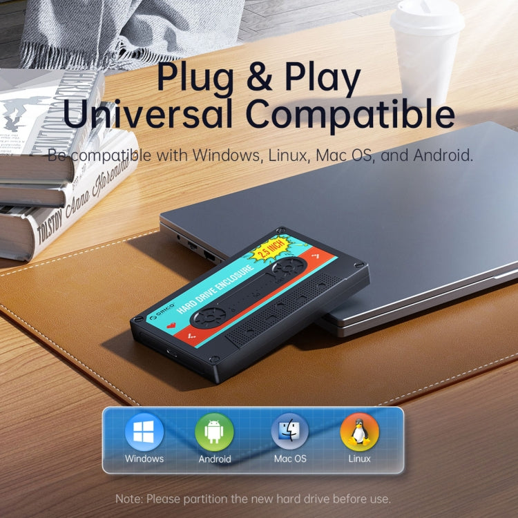 Boîtier Disque Dur USB 3.0 2,5" ORICO pour Gaming Mobile