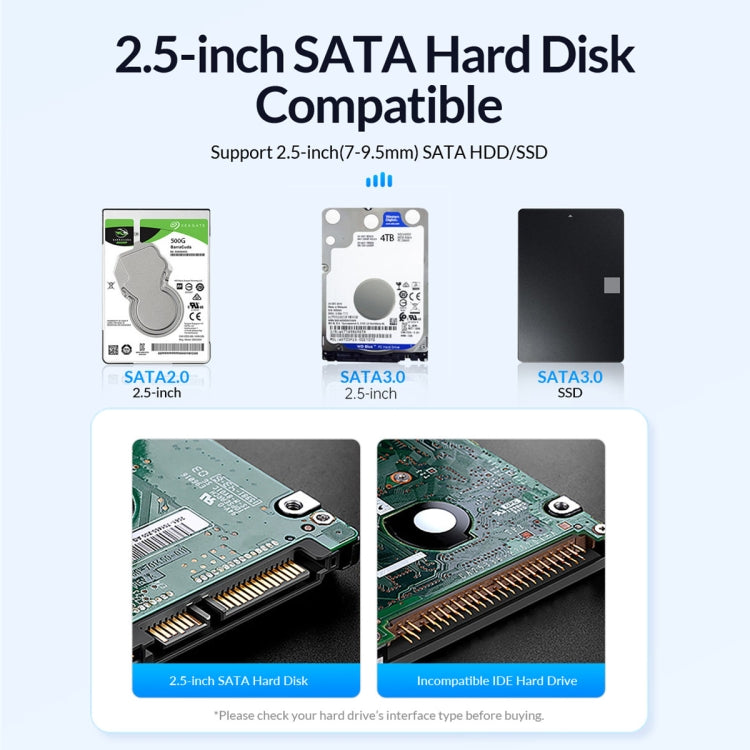 Boîtier Disque Dur USB 3.0 2,5" ORICO pour Gaming Mobile