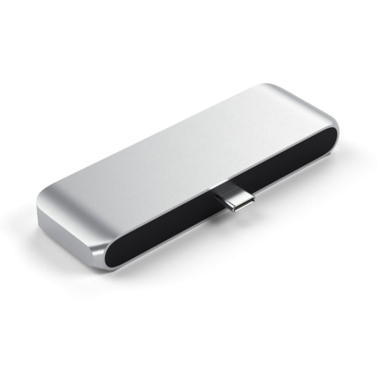 4-in-1 Type-C/USB-C to HDMI + AUX + USB + PD Type-C/USB-C HUB Adapter Multifunctional HD Dock