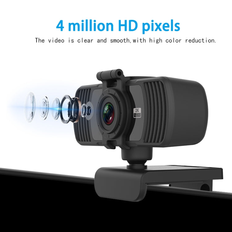 Webcam PC HD Rotative 360° avec Micro - Accessoire Gaming