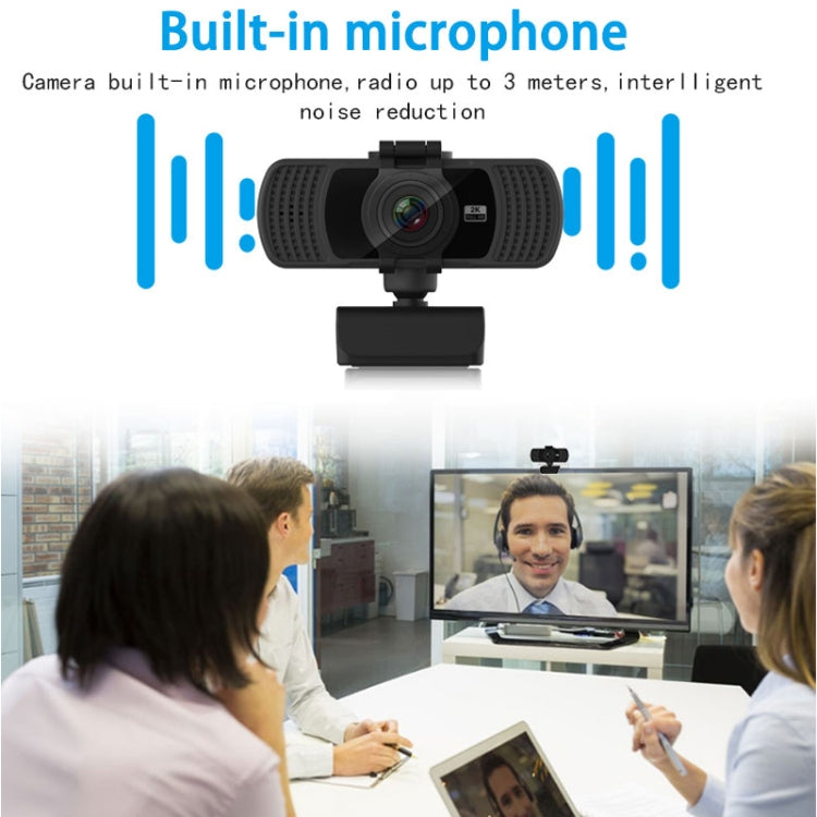 Webcam PC HD Rotative 360° avec Micro - Accessoire Gaming