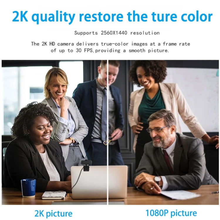 Webcam PC HD Rotative 360° avec Micro - Accessoire Gaming