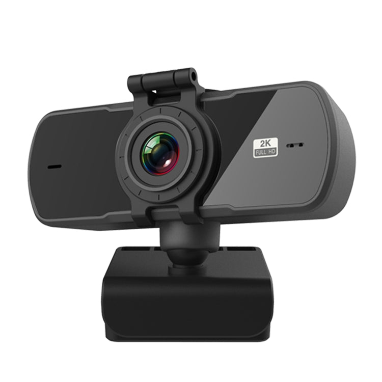 C5 4 millions de pixels mise au point automatique 2K Full HD Webcam 360 Rotation USB caméra Web de diffusion en direct sans pilote avec micro, C5