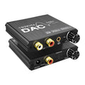 Convertisseur Audio numérique vers analogique, extracteur stéréo, amplificateur DAC optique SPDIF 192Khz 24 bits
