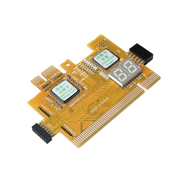 Carte de Diagnostic PCI-E LPC 4 en 1 pour PC Gamer