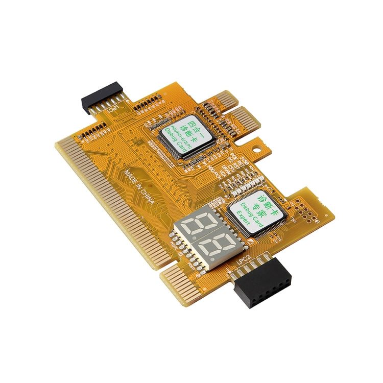 Carte de Diagnostic PCI-E LPC 4 en 1 pour PC Gamer