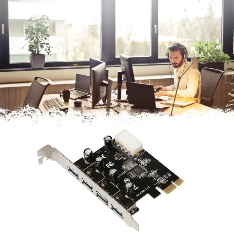 Adaptateur PCI-E USB 3.0 4 ports pour PC Gaming
