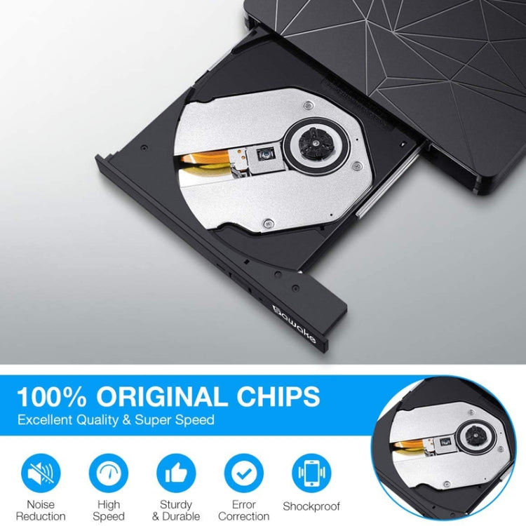 High-Speed USB 3.0 External DVD Drive for Gaming PC
