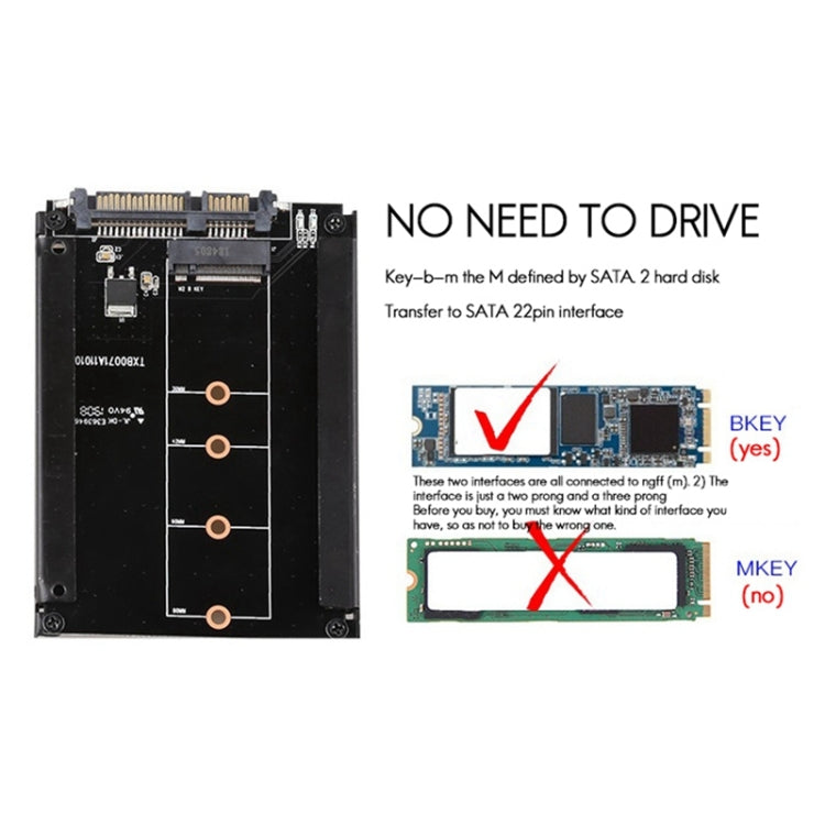 M.2 to SATA Adapter for 2.5-inch SSD - Gaming PC