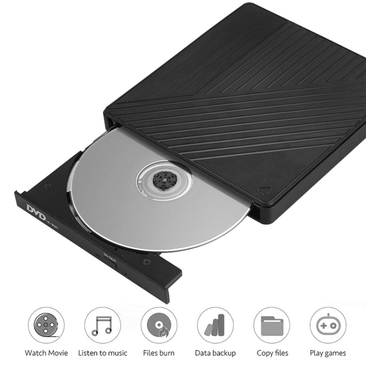 Lecteur DVD USB 3.0 et Type-C pour PC Gaming Externe