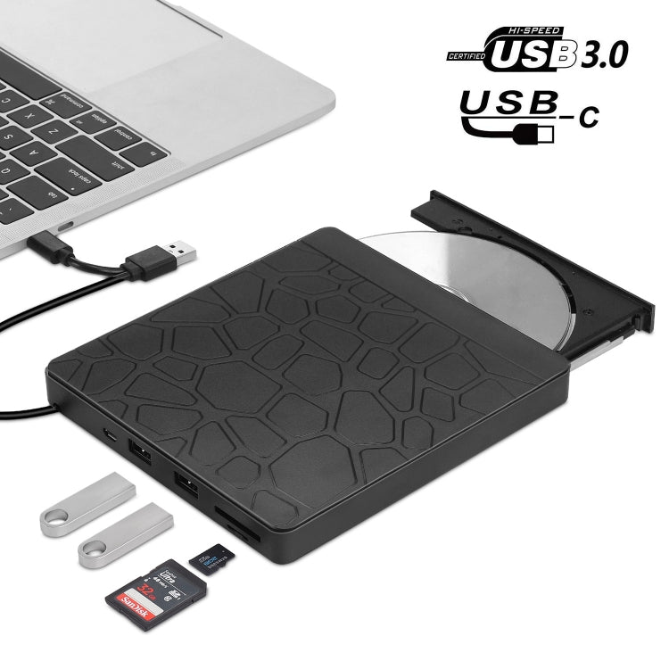 Lecteur DVD externe USB 3.0 pour PC - Graveur CD/DVD RW