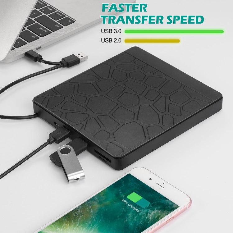 Lecteur DVD externe USB 3.0 pour PC - Graveur CD/DVD RW