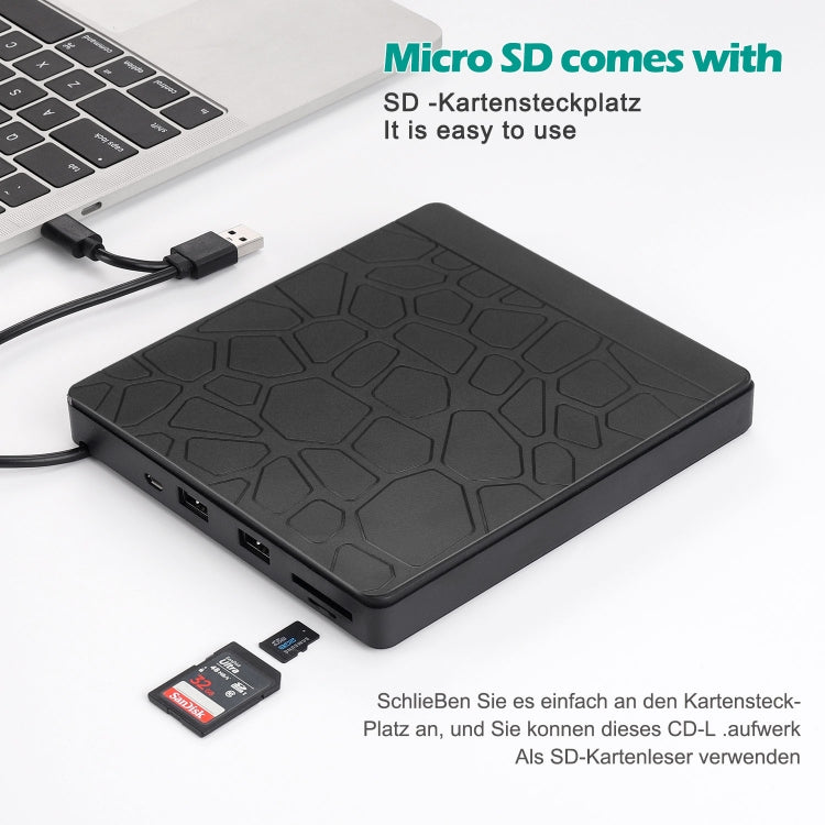 Lecteur DVD externe USB 3.0 pour PC - Graveur CD/DVD RW