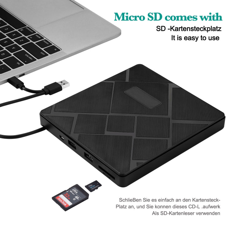 Lecteur DVD USB 3.0 Type-C pour PC - Graveur CD-ROM RW