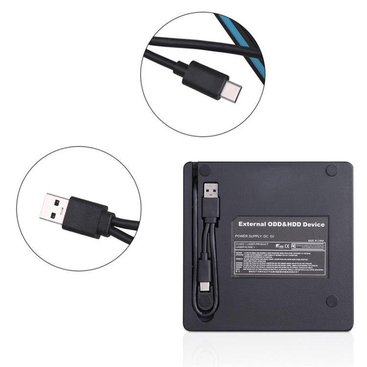 Type C portable external CD player for gaming PC