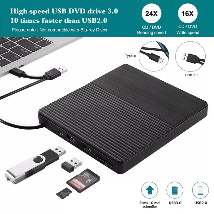 Type C portable external CD player for gaming PC