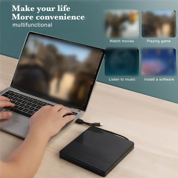 Type C portable external CD player for gaming PC