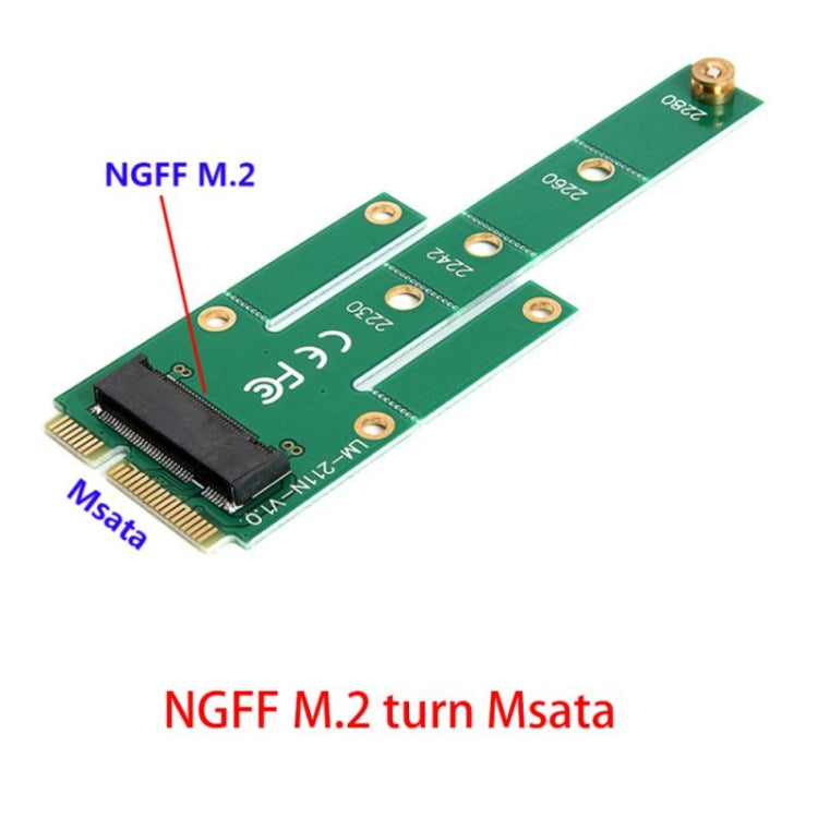 Convertisseur M.2 NGFF vers MSATA pour PC Gaming 6 Gb/s
