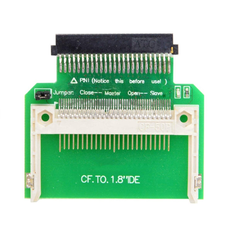 Adaptateur SSD Compact Flash pour PC - 1,8 pouces IDE 50