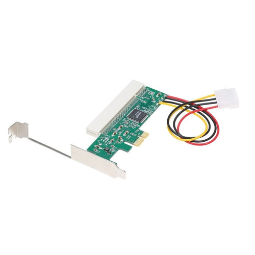 PCI-E to PCI Adapter with 4-Pin Power Supply for