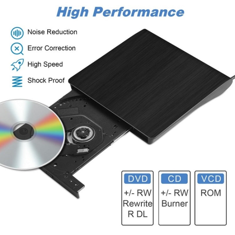 Lecteur CD Portable USB 3.0 - Accessoire Gaming PC BT638