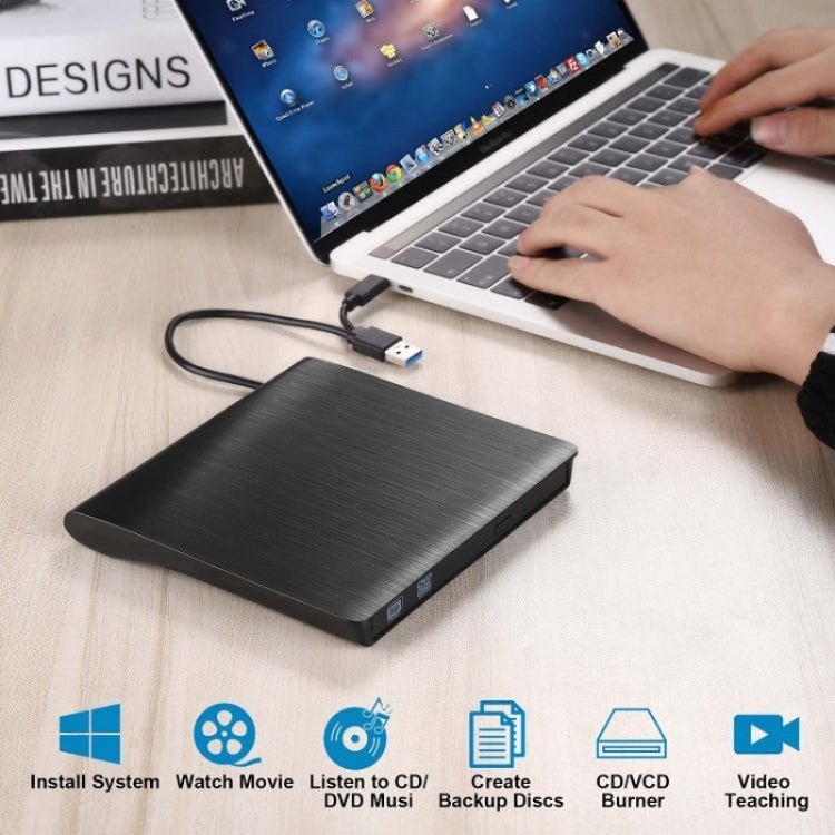 Lecteur CD Portable USB 3.0 - Accessoire Gaming PC BT638