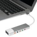Carte son USB 6 en 1 pour gaming - Audio 7.1 CH et optique