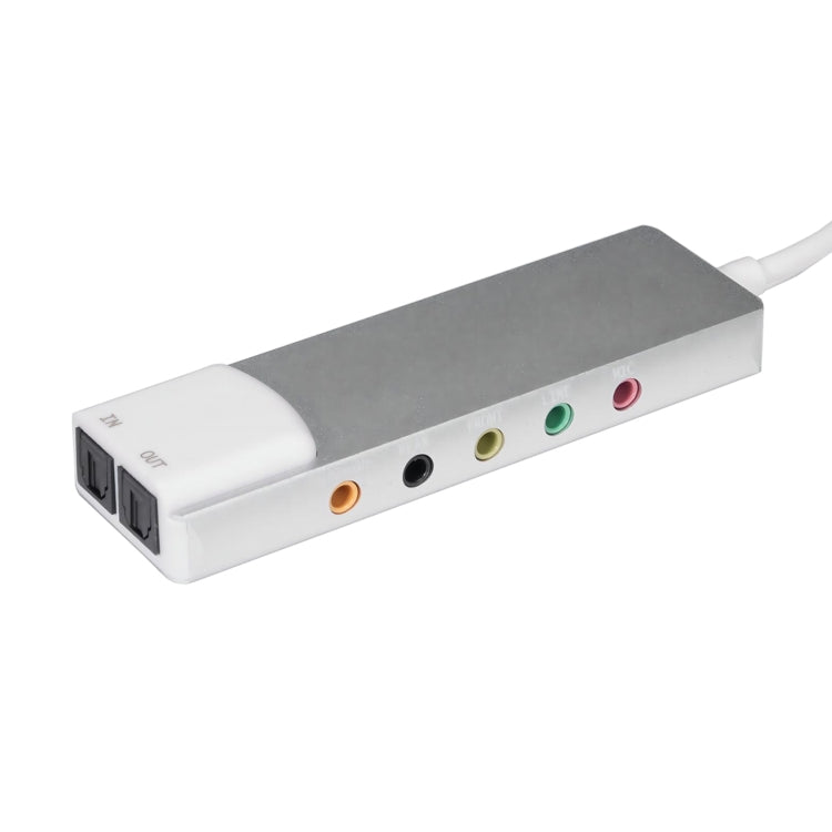 Carte son USB 6 en 1 pour gaming - Audio 7.1 CH et optique